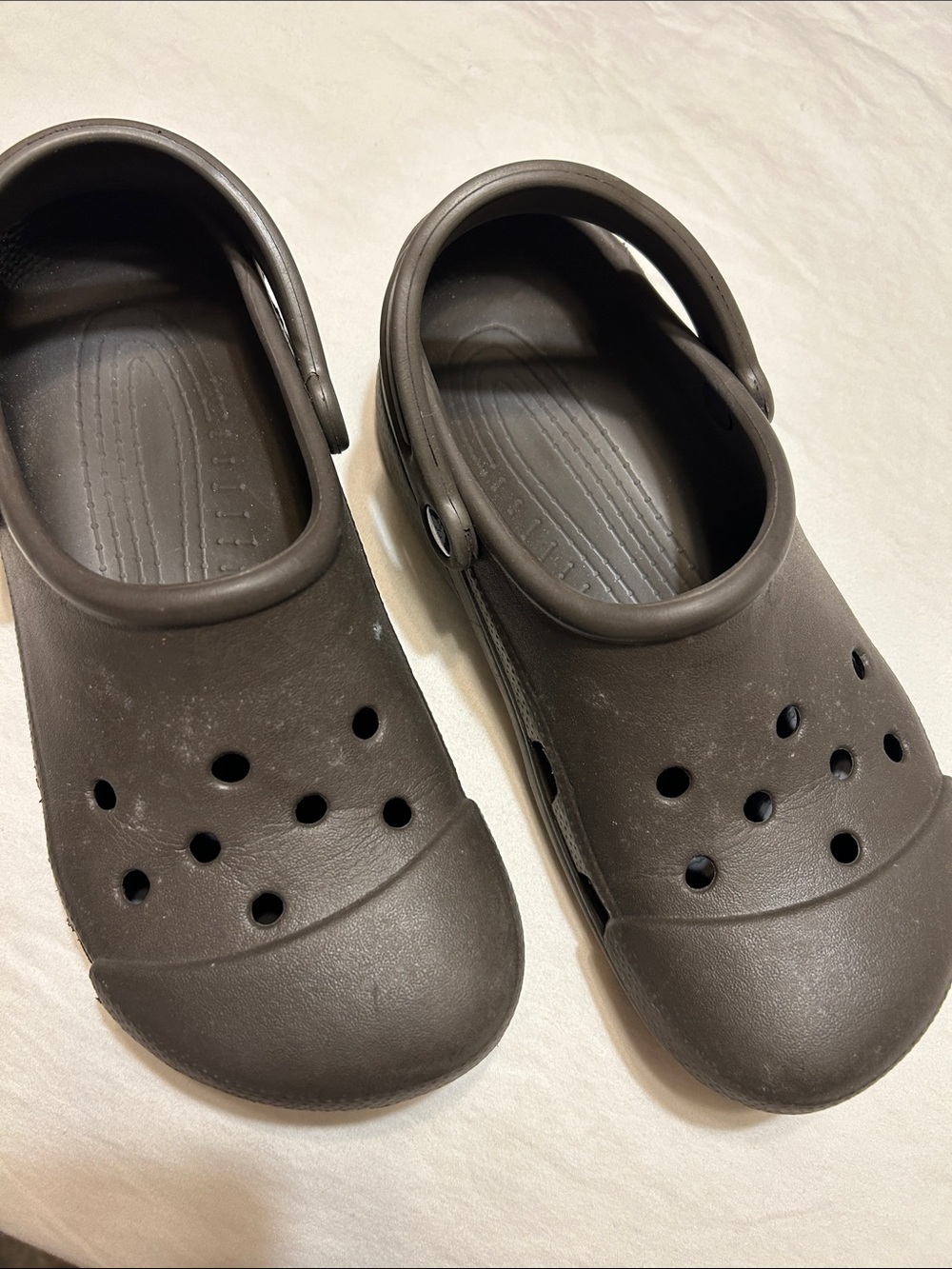 CROCS Classic Clog Sandals in Dark Brown